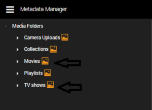 media browser metadata