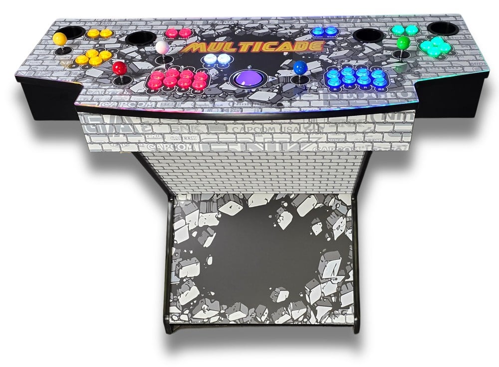 Full Size 4 Player Angled Modern Pedestal - Image 2