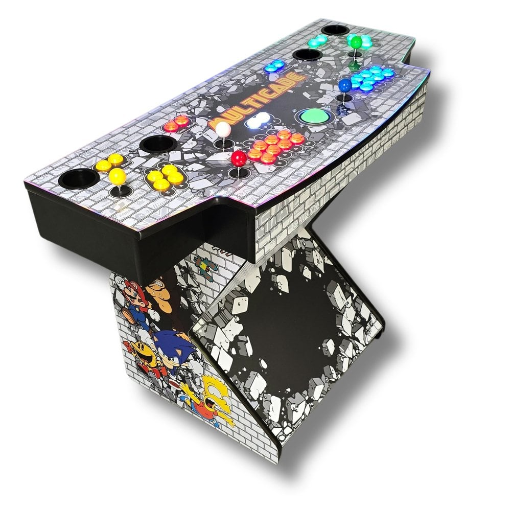 Full Size 4 Player Angled Modern Pedestal - Image 3